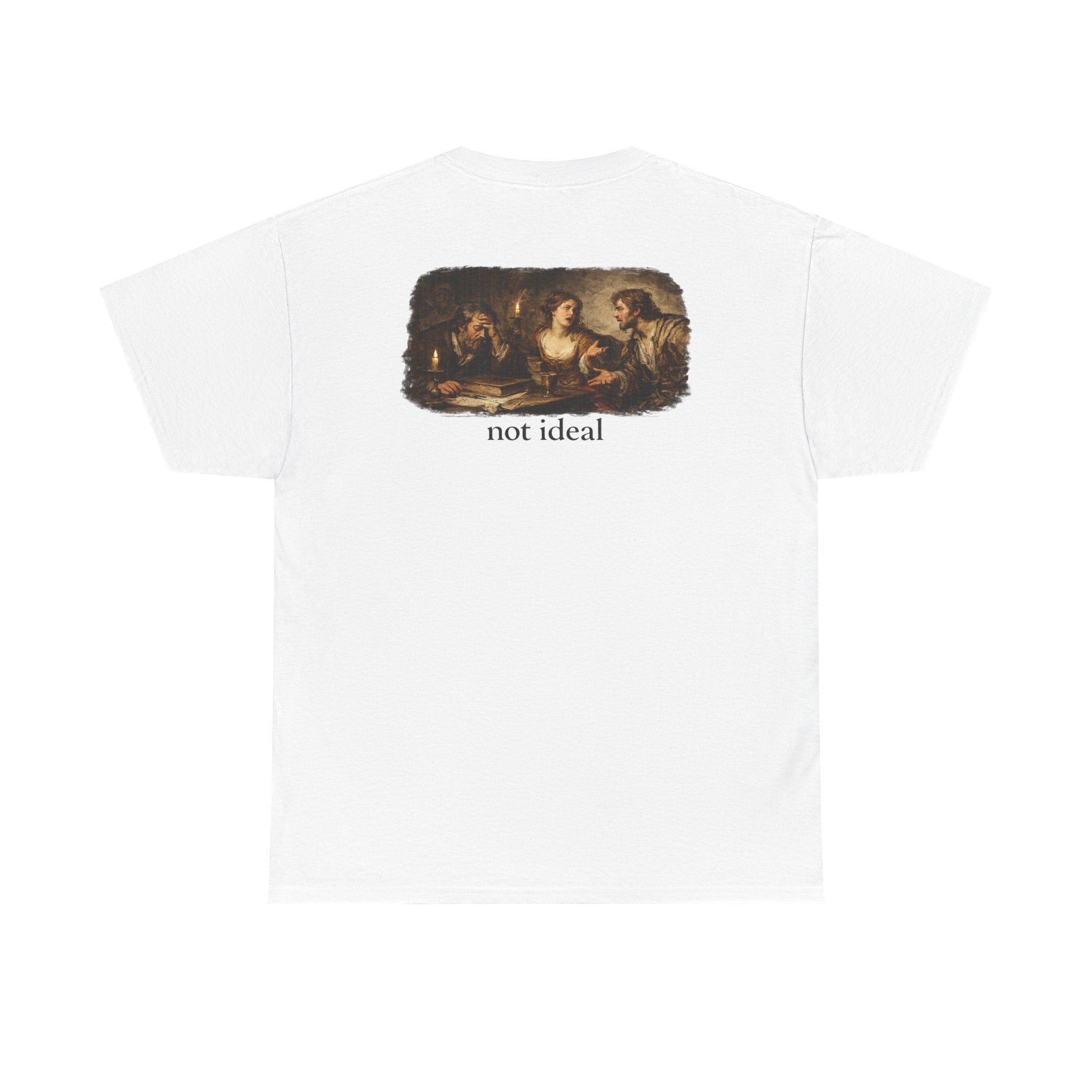 T-Shirt — 'not ideal' Renaissance Art Graphic Tee